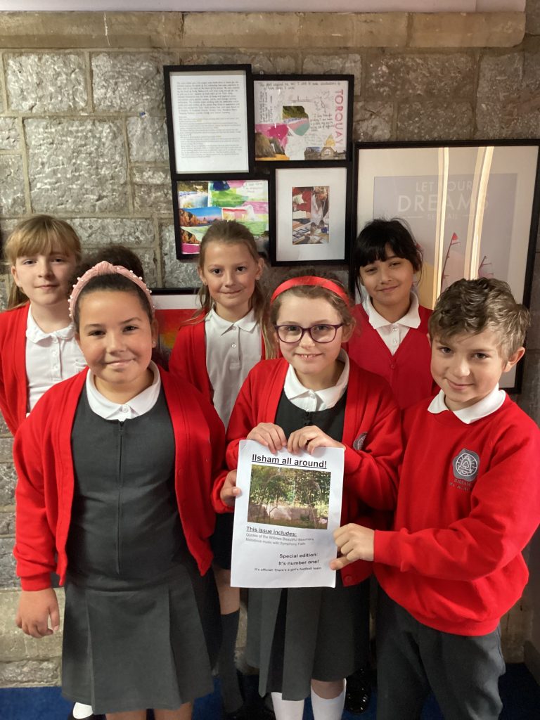 Pupils create a school newspaper
